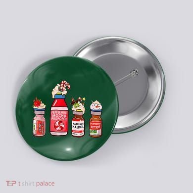 Peppermint Mocha Propofol Nurse Rn Christmas Button