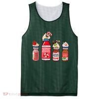 Peppermint Mocha Propofol Nurse Rn Christmas Mesh Reversible Basketball Jersey Tank thumb 0