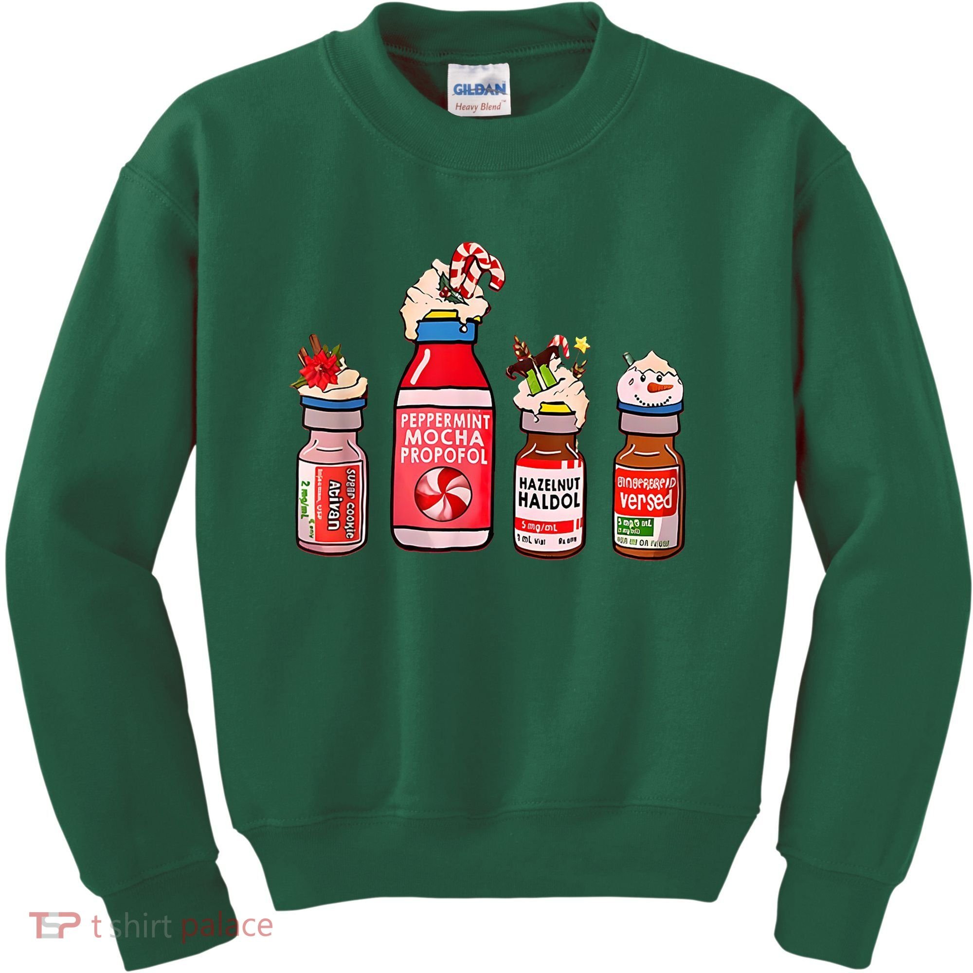Peppermint Mocha Propofol Nurse Rn Christmas Kids Sweatshirt