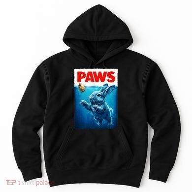Paws Movie Poster Egg Easter Bunny Hoodie