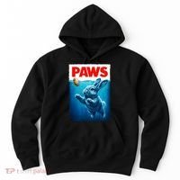 Paws Movie Poster Egg Easter Bunny Hoodie thumb 0