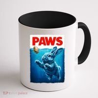 Paws Movie Poster Egg Easter Bunny Coffee Mug thumb 1