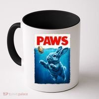 Paws Movie Poster Egg Easter Bunny Coffee Mug thumb 0