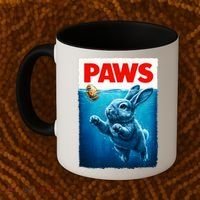 Paws Movie Poster Egg Easter Bunny Coffee Mug thumb 2