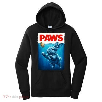 Paws Movie Poster Egg Easter Bunny Women's Hoodie