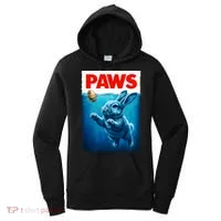 Paws Movie Poster Egg Easter Bunny Women's Hoodie thumb 0