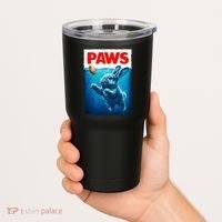 Paws Movie Poster Egg Easter Bunny Tumbler thumb 2