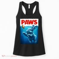 Paws Movie Poster Egg Easter Bunny Women's Tank Top thumb 0