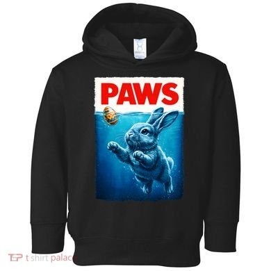 Paws Movie Poster Egg Easter Bunny Toddler Hoodie
