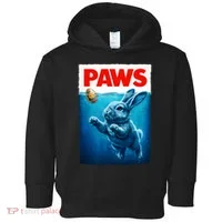 Paws Movie Poster Egg Easter Bunny Toddler Hoodie thumb 0