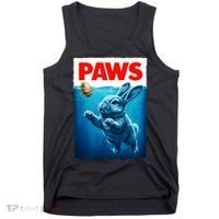 Paws Movie Poster Egg Easter Bunny Tank Top thumb 0