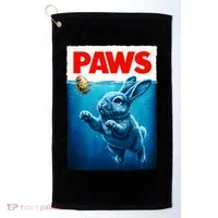 Paws Movie Poster Egg Easter Bunny Golf Towel thumb 0