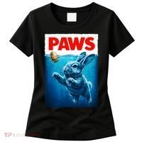 Paws Movie Poster Egg Easter Bunny Women's T-Shirt thumb 0
