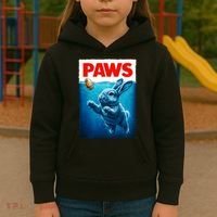 Paws Movie Poster Egg Easter Bunny Kids Hoodie thumb 3