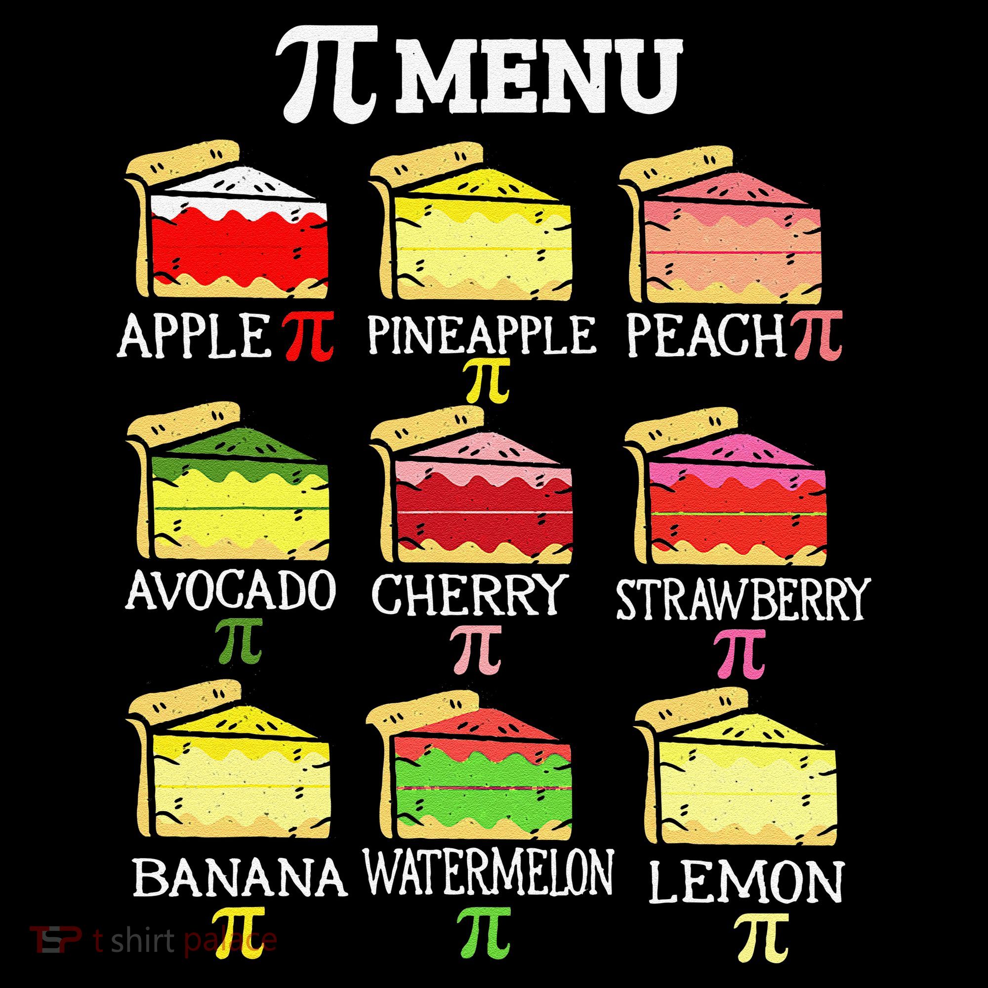 Pi Menu Pi Day 3 Apron
