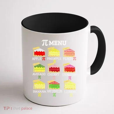 Pi Menu Pi Day 3 Coffee Mug back