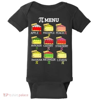 Pi Menu Pi Day 3 Baby Bodysuit