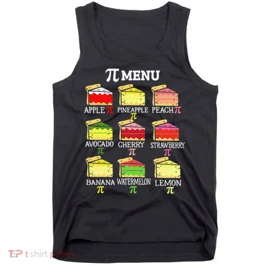 Pi Menu Pi Day 3 Tank Top