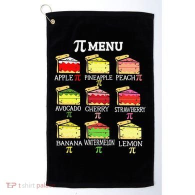 Pi Menu Pi Day 3 Golf Towel