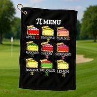 Pi Menu Pi Day 3 Golf Towel thumb 1