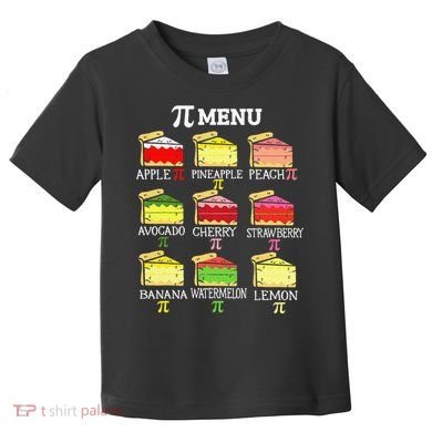Pi Menu Pi Day 3 Toddler T-Shirt