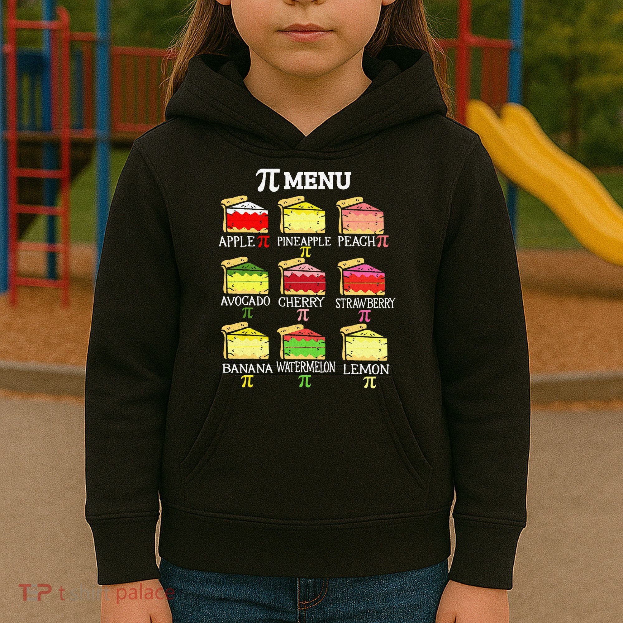 Pi Menu Pi Day 3 Kids Hoodie