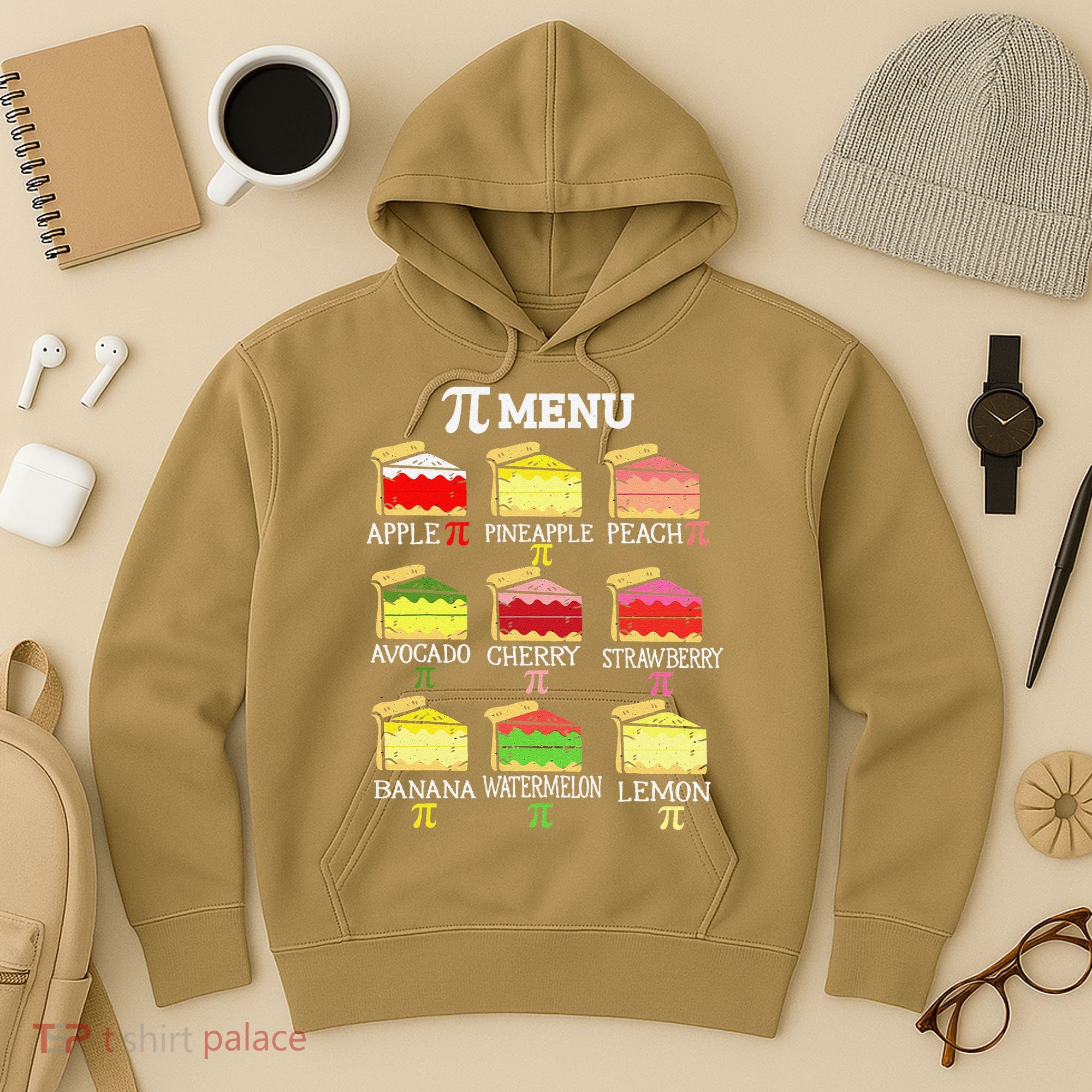 Pi Menu Pi Day 3 Hoodie