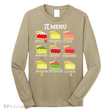 Pi Menu Pi Day 3 Long Sleeve Shirt