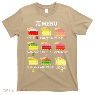 Pi Menu Pi Day 3 T-Shirt