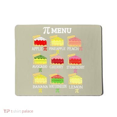 Pi Menu Pi Day 3 Mousepad