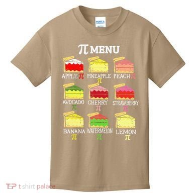 Pi Menu Pi Day 3 Kids T-Shirt