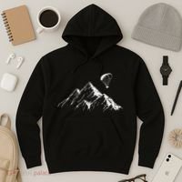 Paraglider Mountains Parachute Paragliding Lover Fun Hoodie thumb 3