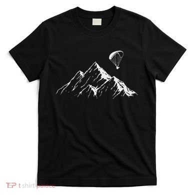 Paraglider Mountains Parachute Paragliding Lover Fun T-Shirt