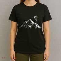 Paraglider Mountains Parachute Paragliding Lover Fun T-Shirt thumb 4