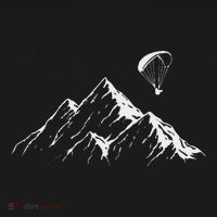 Paraglider Mountains Parachute Paragliding Lover Fun T-Shirt thumb 7