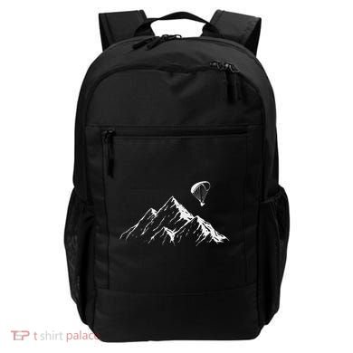 Paraglider Mountains Parachute Paragliding Lover Fun Backpack