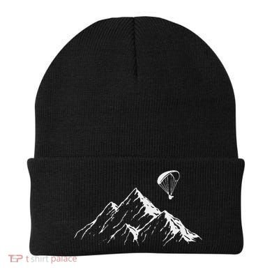Paraglider Mountains Parachute Paragliding Lover Fun Beanie