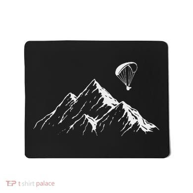 Paraglider Mountains Parachute Paragliding Lover Fun Mousepad