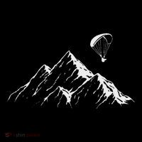 Paraglider Mountains Parachute Paragliding Lover Fun Ornament thumb 1