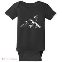 Paraglider Mountains Parachute Paragliding Lover Fun Baby Bodysuit thumb 0