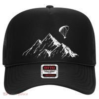 Paraglider Mountains Parachute Paragliding Lover Fun Hat thumb 0