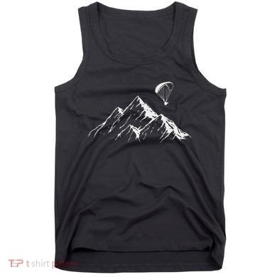 Paraglider Mountains Parachute Paragliding Lover Fun Tank Top