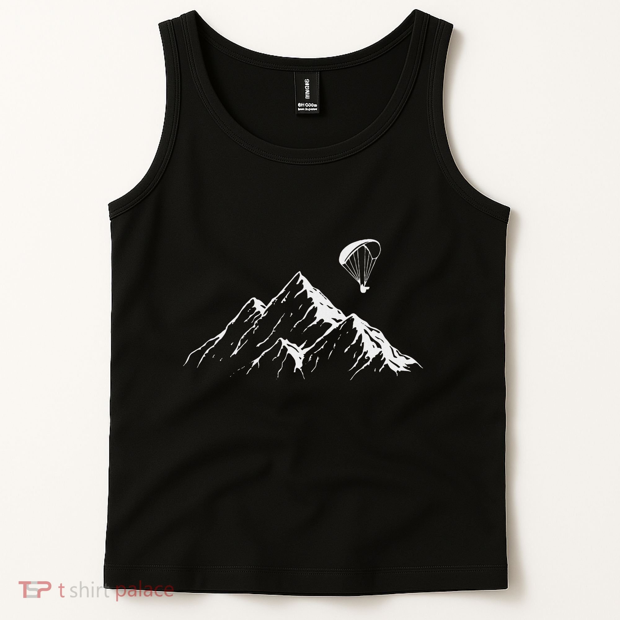 Paraglider Mountains Parachute Paragliding Lover Fun Tank Top
