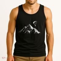 Paraglider Mountains Parachute Paragliding Lover Fun Tank Top thumb 3