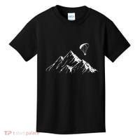 Paraglider Mountains Parachute Paragliding Lover Fun Kids T-Shirt thumb 0