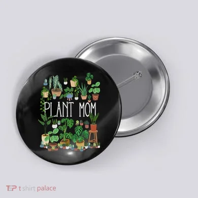 Plant Mom Button