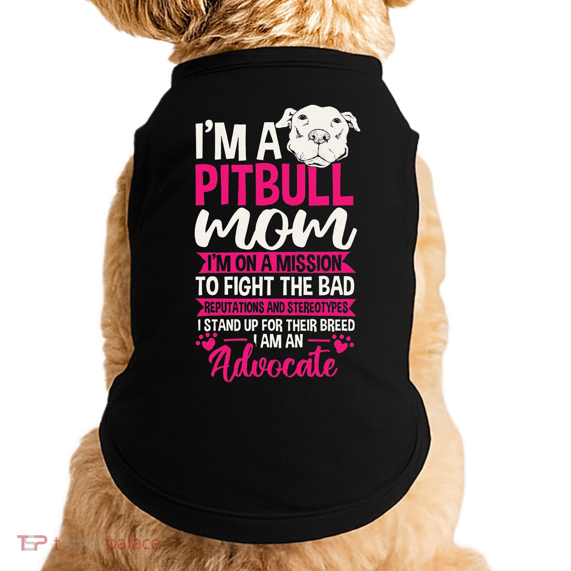 Pitbull Mom Pit Bull Terrier Mommy Pibble Mother's Day Doggie Tank