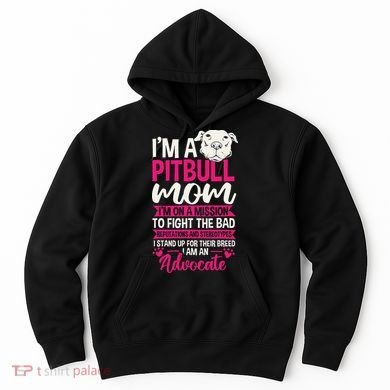 Pitbull Mom Pit Bull Terrier Mommy Pibble Mother's Day Hoodie