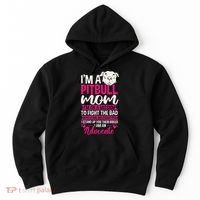 Pitbull Mom Pit Bull Terrier Mommy Pibble Mother's Day Hoodie thumb 0