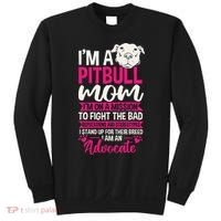 Pitbull Mom Pit Bull Terrier Mommy Pibble Mother's Day Sweatshirt thumb 0